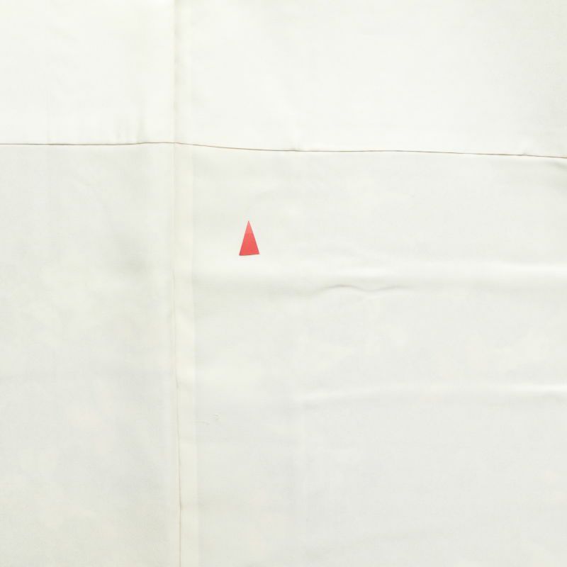小紋 良品 しつけ糸付き ふくれ織 正絹 花柄 袷仕立て 多色使い_画像29