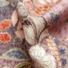 小紋 良品 しつけ糸付き ふくれ織 正絹 花柄 袷仕立て 多色使い_画像31