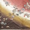 訪問着 辻が花 絞り 正絹 箔 花柄 袷仕立て 小豆・エンジ_画像30