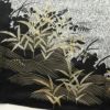 訪問着 良品 正絹 共八掛 箔 金彩 木の葉・植物柄 袷仕立て グレー_画像16