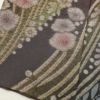 訪問着 縮緬 金彩 絞り風 正絹 花柄 袷仕立て 紫・藤色_画像11