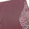 訪問着 縮緬 金彩 絞り風 正絹 花柄 袷仕立て 紫・藤色_画像16