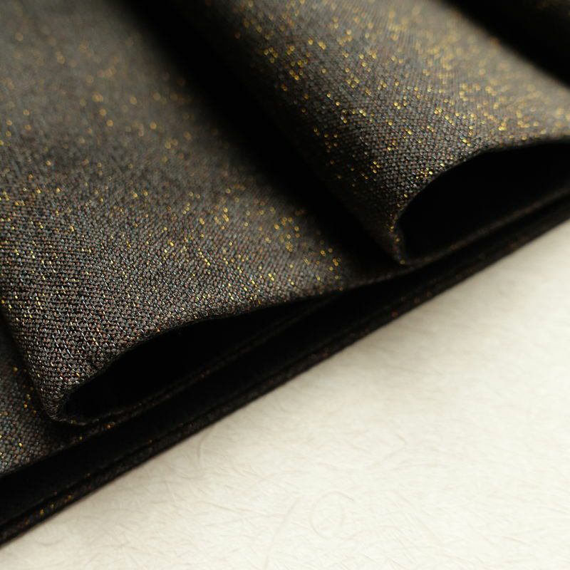 袋帯 太鼓柄 箔 フォーマル用 正絹 幾何学柄・抽象柄 茶_画像31