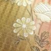 訪問着 しつけ糸付き 金駒刺繍 箔 正絹 花柄 袷仕立て 緑・うぐいす色_画像20