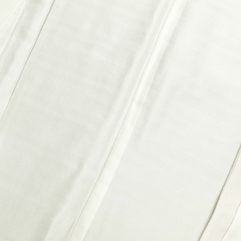 訪問着 しつけ糸付き 金駒刺繍 箔 正絹 花柄 袷仕立て 緑・うぐいす色_画像32