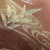付け下げ 良品 正絹 箔 刺繍 古典柄 袷仕立て 小豆・エンジ_画像10