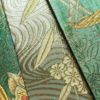 袋帯 六通柄 フォーマル用 正絹 古典柄 蝶 緑・うぐいす色_画像31