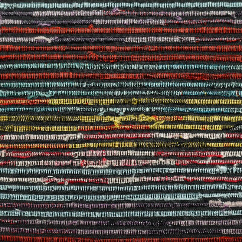 袋帯 太鼓柄 美品 一般用 正絹 縞柄・線柄 黒_画像3