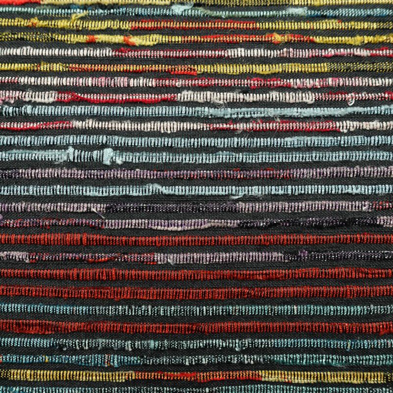 袋帯 太鼓柄 美品 一般用 正絹 縞柄・線柄 黒_画像4