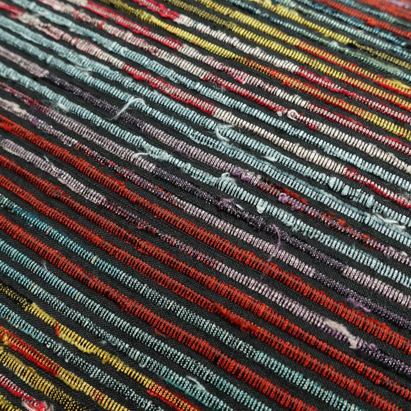 袋帯 太鼓柄 美品 一般用 正絹 縞柄・線柄 黒_画像5