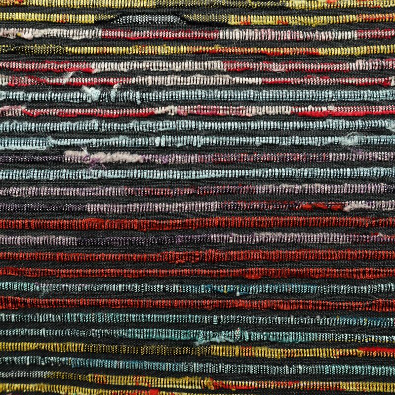 袋帯 太鼓柄 美品 一般用 正絹 縞柄・線柄 黒_画像6