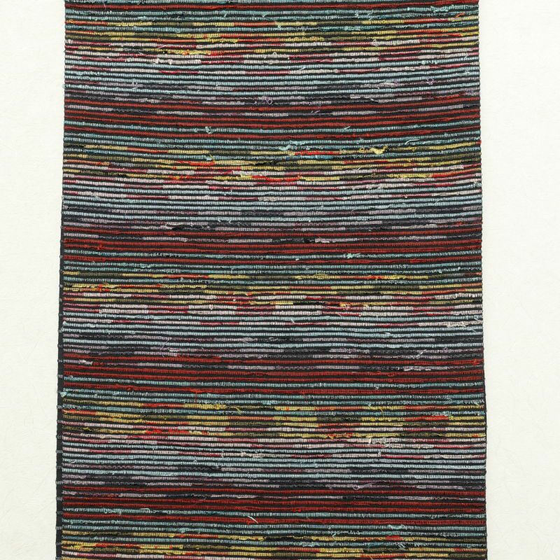 袋帯 太鼓柄 美品 一般用 正絹 縞柄・線柄 黒_画像9