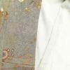 小紋 良品 丹後ちりめん 正絹 京の伝統小紋 日本の心 観世小袖 古典柄 袷仕立て 緑・うぐいす色_画像24