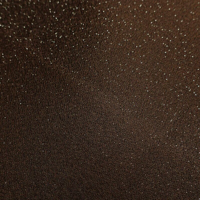 袋帯 刺繍 落款入り 	太鼓柄 一般用 正絹 幾何学柄・抽象柄 茶_画像26