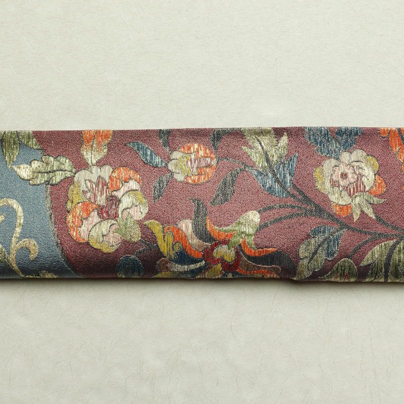 袋帯 六通柄 美品 フォーマル用 正絹 木の葉・植物柄 多色使い_画像21