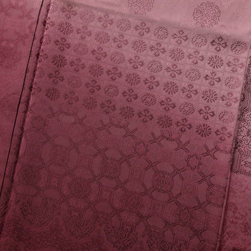 付け下げ 正絹 その他の柄 袷仕立て ぼかし 紫・藤色_画像6