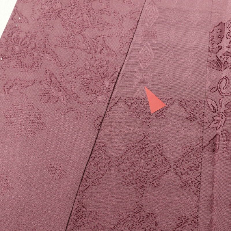 付け下げ 正絹 その他の柄 袷仕立て ぼかし 紫・藤色_画像14