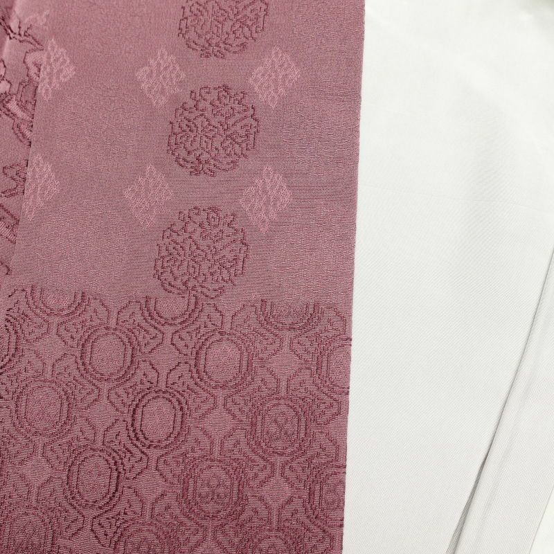付け下げ 正絹 その他の柄 袷仕立て ぼかし 紫・藤色_画像29