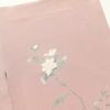 訪問着 縮緬 松雨 落款入り 友禅作家物 一つ紋付き 正絹 花柄 袷仕立て ピンク_画像18