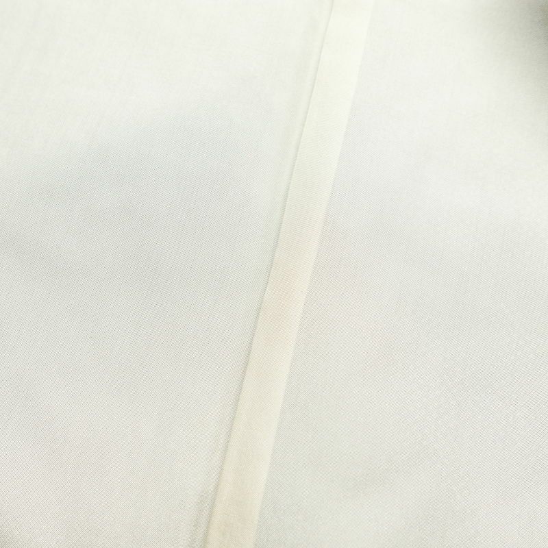 本場大島紬 良品 証紙あり 五共織物 正絹 袷仕立て 雲柄 グレー_画像26