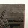 紬 しつけ糸付き 正絹 木の葉・植物柄 紬着物 袷仕立て 茶_画像14