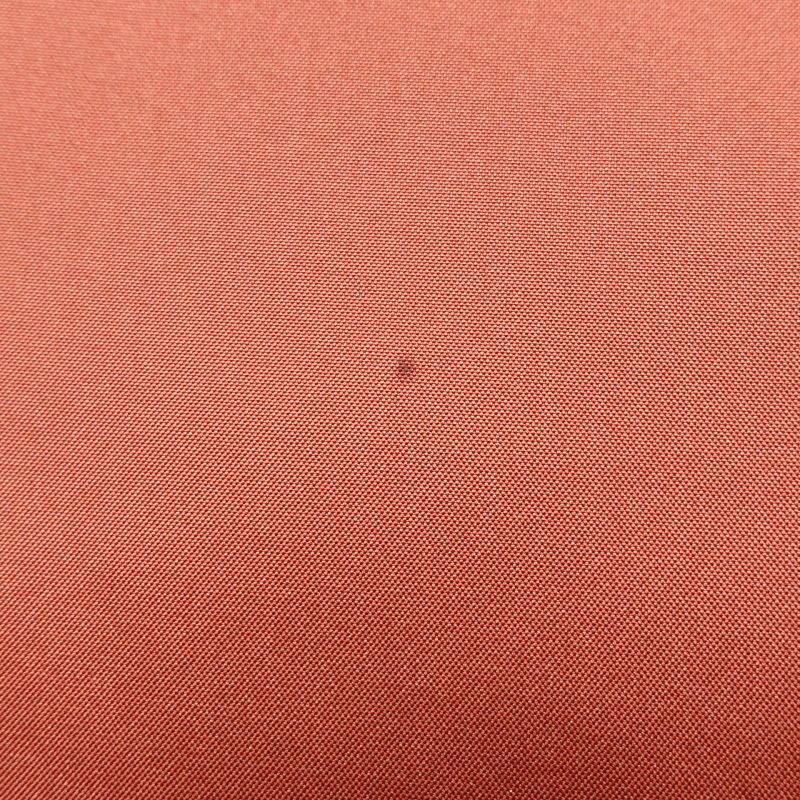 紬 しつけ糸付き 正絹 木の葉・植物柄 紬着物 袷仕立て 茶_画像34