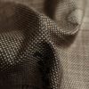紬 しつけ糸付き 正絹 木の葉・植物柄 紬着物 袷仕立て 茶_画像36