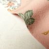 小紋 良品 縮緬 正絹 古典柄 小紋着物 袷仕立て ピンク_画像13