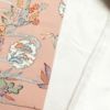 小紋 良品 縮緬 正絹 古典柄 小紋着物 袷仕立て ピンク_画像26