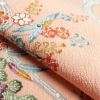 小紋 良品 縮緬 正絹 古典柄 小紋着物 袷仕立て ピンク_画像29