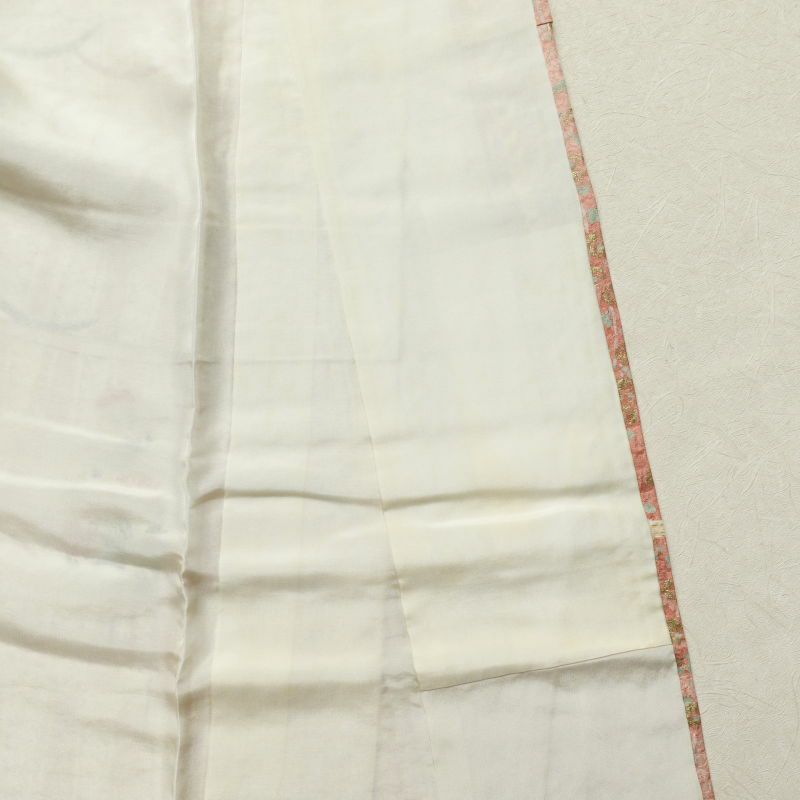 小紋 正絹 金彩 古典柄 小紋着物 こもん 袷仕立て ピンク_画像28