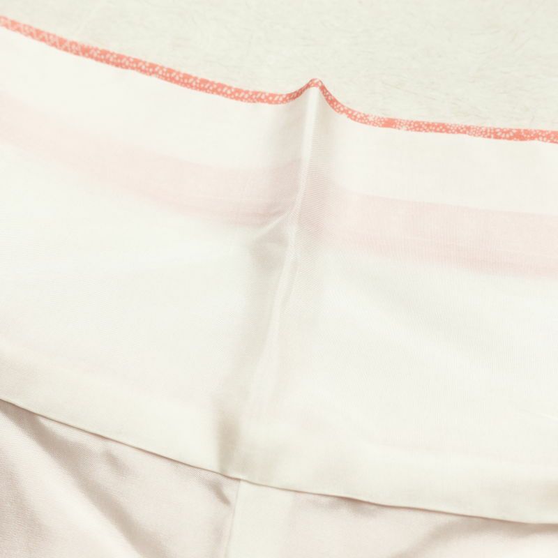 小紋 良品 伝統工芸 伊勢型彫 落款入り 縮緬 江戸小紋 正絹 古典柄 袷仕立て ピンク_画像25