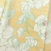 紬 正絹 紬着物 アンティーク風 花柄 袷仕立て 橙_画像6