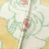 紬 正絹 紬着物 アンティーク風 花柄 袷仕立て 橙_画像9