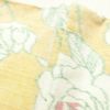 紬 正絹 紬着物 アンティーク風 花柄 袷仕立て 橙_画像21