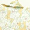 紬 正絹 紬着物 アンティーク風 花柄 袷仕立て 橙_画像22