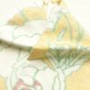 紬 正絹 紬着物 アンティーク風 花柄 袷仕立て 橙_画像24