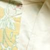 紬 正絹 紬着物 アンティーク風 花柄 袷仕立て 橙_画像25