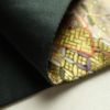 袋帯 六通柄 フォーマル用 正絹 古典柄 亀甲 緑・うぐいす色_画像15