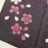訪問着 良品 金駒刺繍 金彩 正絹 花柄 桜 袷仕立て 紫・藤色_画像12