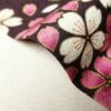 訪問着 良品 金駒刺繍 金彩 正絹 花柄 桜 袷仕立て 紫・藤色_画像14