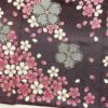 訪問着 良品 金駒刺繍 金彩 正絹 花柄 桜 袷仕立て 紫・藤色_画像16