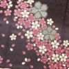 訪問着 良品 金駒刺繍 金彩 正絹 花柄 桜 袷仕立て 紫・藤色_画像18