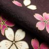 訪問着 良品 金駒刺繍 金彩 正絹 花柄 桜 袷仕立て 紫・藤色_画像34