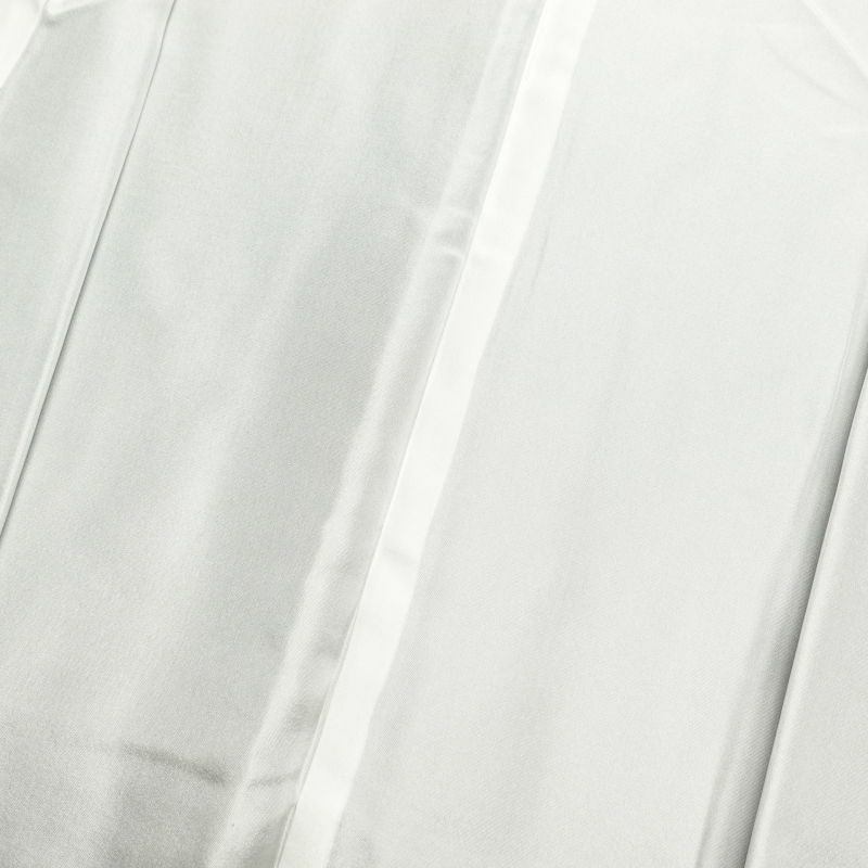 付け下げ 美品 しつけ糸付き 縮緬 共八掛 正絹 箔 金彩 花柄 袷仕立て 大きいサイズ 緑・うぐいす色_画像31