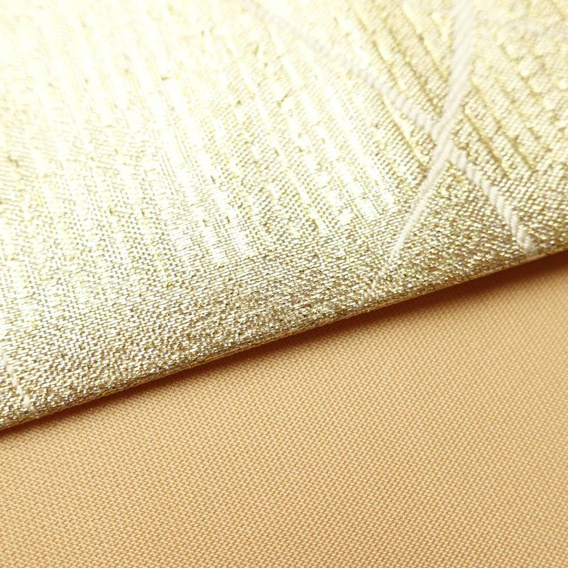 袋帯 六通柄 美品 フォーマル用 正絹 七宝 亀甲 青海波 古典柄 金・銀_画像17