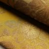 袋帯 六通柄 箔 フォーマル用 正絹 花柄 黄・黄土色_画像10