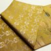 袋帯 六通柄 箔 フォーマル用 正絹 花柄 黄・黄土色_画像15