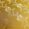 袋帯 六通柄 箔 フォーマル用 正絹 花柄 黄・黄土色_画像19
