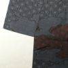 紬 正絹 紬着物 古典柄 ツムギ 袷仕立て つむぎ 青・紺_画像14